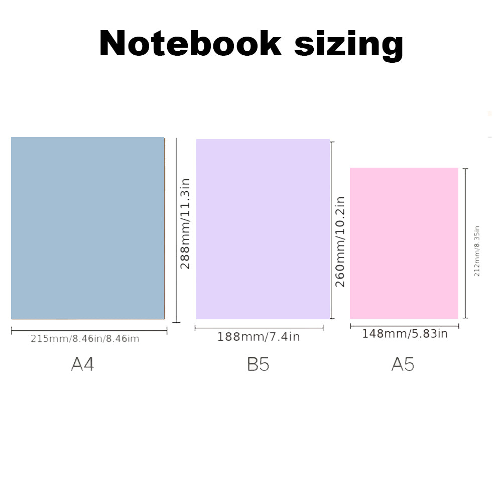 BACK TO SCHOOL NOTEBOOKS - B5 size