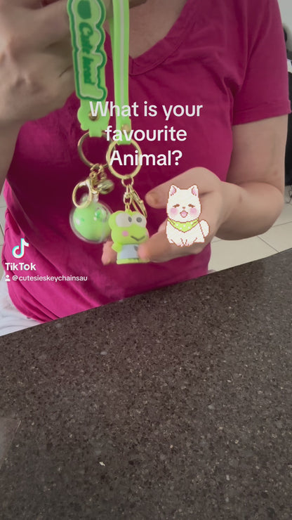 Cute Frog Head Keychain,  3d Keyring, Key Chain for Women, Key Chain for kids,  Gifts for girlfriend, kawaii keychain, cute keychain Australia