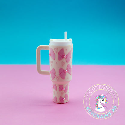 Mini tumbler Lip Balm Holder Keychain (Princess in Love) - Standard Edition